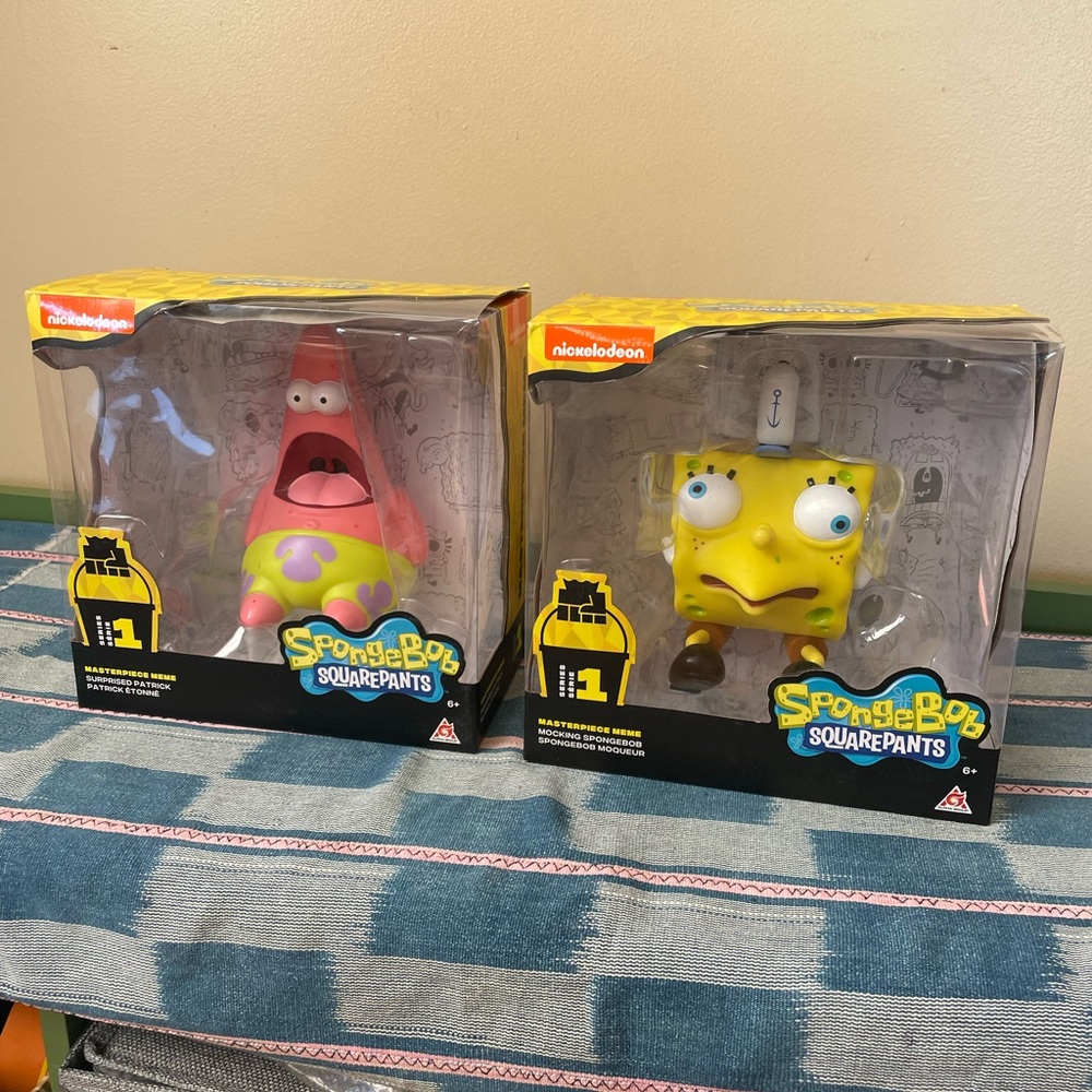 SpongeBob SquarePants Masterpiece Meme series 1 -  Surprised Patrick Vinyl Figur
